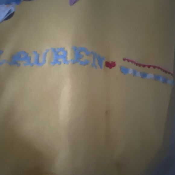 Polo Ralph Lauren Yellow Polo Bear Embroidered New Orleans Country Sweatshirt XS - Picture 11 of 16